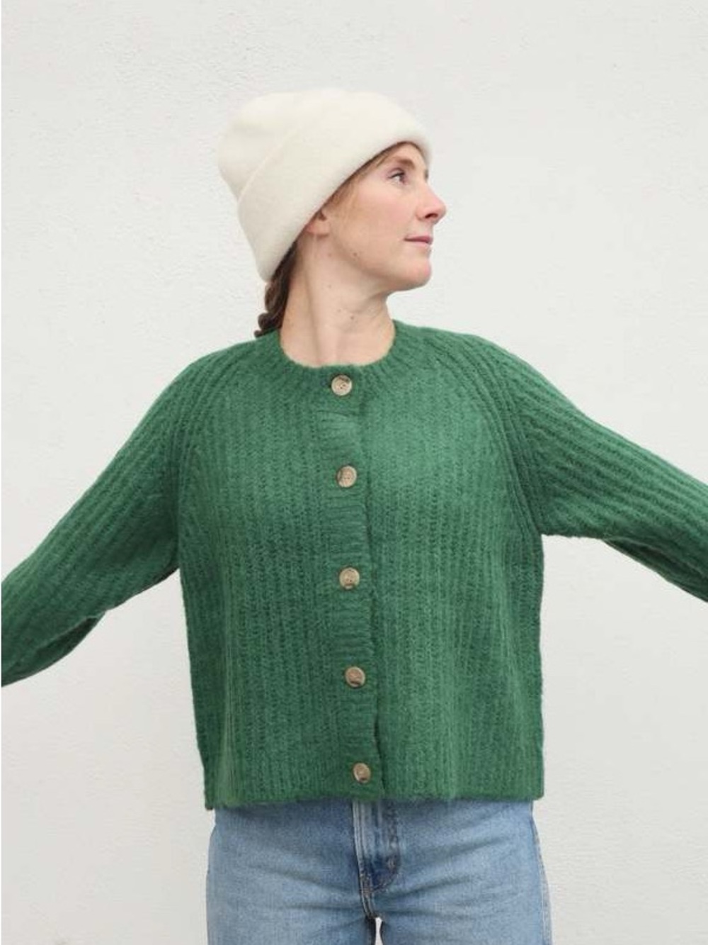 Hansel from Basel — Size 3 (M/L) — Wool blend cardigan